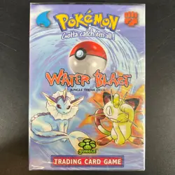 Pokemon Water Blast Jungle Theme Deck Factory Sealed WOTC 1999 Trading Card Game - Image 1