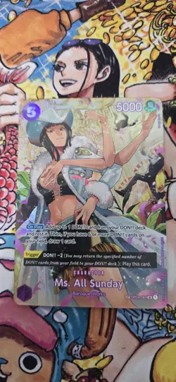 One Piece TCG Ms. All Sunday SP Wings of the Captain OP04-064 Listing 1 NM - Image 1