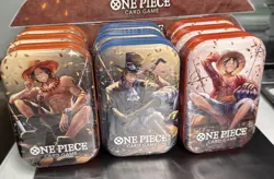 One Piece: Tin Pack Set Vol. 2 - Lot Of 9 Tins - Factory Sealed - Image 1