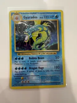 34/108 Gyarados Rare Holo XY - Evolutions - Pokemon Card -NM PACK FRESH - Image 1