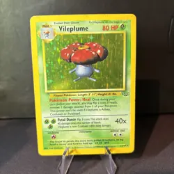 Vileplume 15/64 - Jungle Holo Rare Pokemon TCG WOTC 1999 - Image 1
