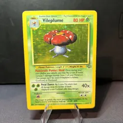 Vileplume 15/64 - Jungle Holo Rare Pokemon TCG WOTC 1999 - Image 2