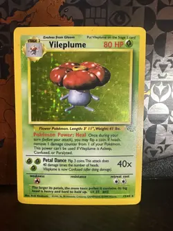 Vileplume 15/64 - Jungle Holo Rare Pokemon TCG WOTC 1999 - Image 1