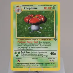 Pokemon TCG - Vileplume 15/64 Jungle Holo Rare WOTC 1999 - EXC Stain - Image 2