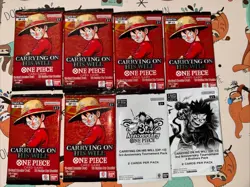 One Piece TCG - Carrying On His Will - OP13 English Booster Pack Lot Of 6 - Image 1