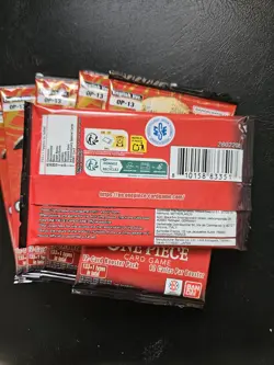 One Piece TCG - Carrying On His Will - OP13 English Booster Pack Lot Of 6 - Image 2