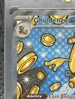 Gholdengo EX 164/131 Prismatic Evolutions Special Illustration Rare Pokemon TCG - Image 2
