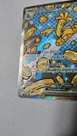 Gholdengo EX 164/131 Prismatic Evolutions Special Illustration Rare Pokemon TCG - Image 3