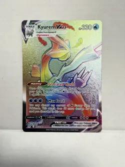 Pokemon TCG - Kyurem VMAX 197/196 - SWSH Lost Origin Rainbow Secret Rare NM/M - Image 1