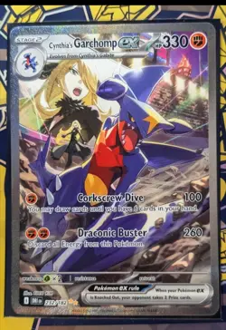 Cynthia’s Garchomp EX #232/182 SIR - NM/M - 2025 Destined Rivals Pokemon TCG NM - Image 2