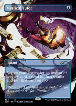 MTG English Mystical Tutor NM Foil Secret Lair - Image 1