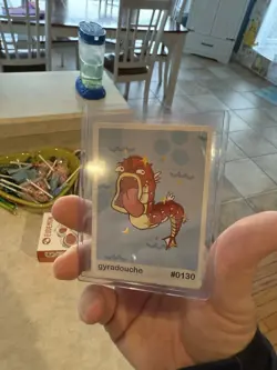 🔥SHINING Gyradouche Pookiemoot #0130 (Holo Gold) Parody Card Fan Art Derpy🔥 - Image 3