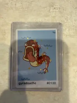 🔥SHINING Gyradouche Pookiemoot #0130 (Holo Gold) Parody Card Fan Art Derpy🔥 - Image 4