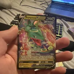 Pokemon Rayquaza V SWSH147 Sword & Shield Promo Holo 210 HP Card - Image 1