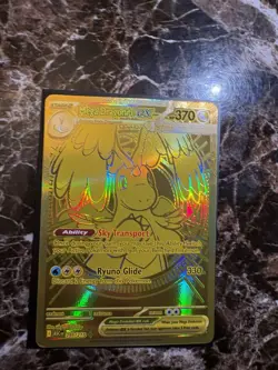 Pokemon Mega Dragonite EX Full Art Holo Card 295/217 HP 370 Stage 2 TCG English - Image 1
