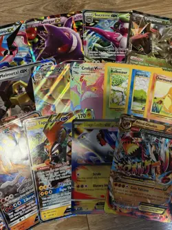 23 X Pokemon Card Lot EX/V/Vmax LOT - Charizard Charmander Mewtwo Gengar Jumbo - Image 4
