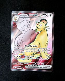 Pokemon Card - Team Rocket's Persian EX 219/182 Destined Rivals Ultra Rare - NM⭐ - Image 1