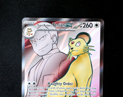 Pokemon Card - Team Rocket's Persian EX 219/182 Destined Rivals Ultra Rare - NM⭐ - Image 2