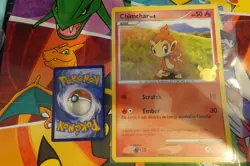 Chimchar (76/130) (Jumbo Card) First Partner Pack​ - Near Mint Pokemon TCG - Image 1