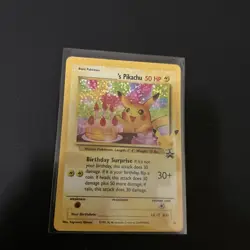 Pokemon Pikachu TCG Birthday Celebrations Holo Rare - Image 1