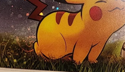 💥 🌀 Pikachu Holo Cosmos SWSH039 Black Star Promo HOLO NICE SWIRL ON BUTT - Image 3
