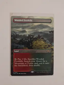 Wooded Foothills (Borderless) Modern Horizons 3 Regular - Image 1
