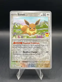 Eevee - (Pokemon Day 2025) (Reverse Cosmos Holo) 074/131 Miscellaneous Cards... - Image 1