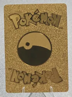 Pokemon Snorlax VMAX 340hp Gold Foil Fan Art Collector Card TCG - Image 2
