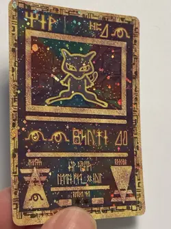 Pokemon TCG Ancient Mew Promo - Never Played, foil wrinkled - see pics! - Image 4