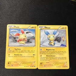 Pokemon Minun 40/108 Dark Explorers Common NM - Image 1