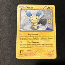 Pokemon Minun 40/108 Dark Explorers Common NM - Image 2