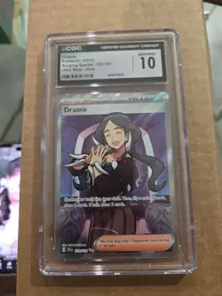 Pokemon CGC Gem Mint 10 Scarlet & Violet Surging Sparks Drasna 231/191 English - Image 1
