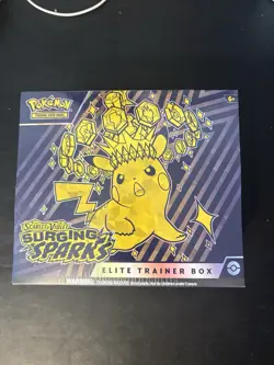 Pokemon TCG Scarlet And Violet Surging Sparks Elite Trainer Box SEALED +2 PROMOS - Image 4