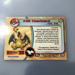 Pokemon Topps Charizard #06 TV Animation Edition Series 1 - Image 4