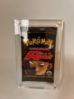 Pokemon Booster Pack Team Rocket 1st Edition Giovanni ART SEALED - Image 1