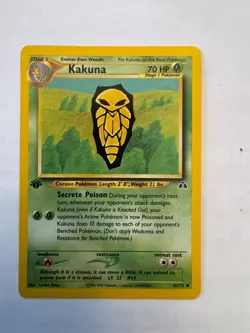 Pokemon 1st Edition Kakuna 41/75 Pre-owned - Image 1