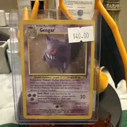 Gengar 5/62 Holo Rare Pokemon 1999 Fossil - - Image 1