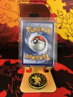 Mouth Bubbles Pikachu 051/162 Pokemon Day 30th Anniversary Stamped Promo W Coin - Image 3