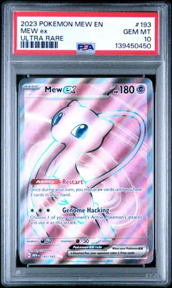 2023 POKEMON MEW EN-151 ULTRA RARE #193 MEW EX PSA 10 - Image 1
