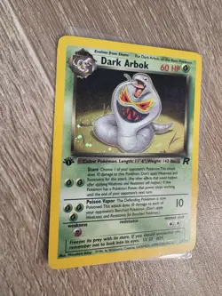 1st Edition Dark Arbok 02/82 Team Rocket Pokemon TCG MP - LP - Image 4