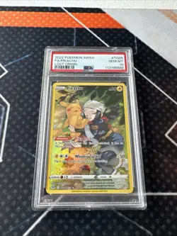 2022 Pokemon TCG Lost Origin Pikachu Full Art Trainer Gallery PSA 10 #TG05/TG30 - Image 2