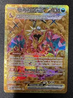 Charizard EX 228/197 Pokemon TCG 2023 SV03 Obsidian Flames NM/MP - Image 1