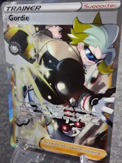 Pokemon Gordie TG24/TG30 Silver Tempest Trainer Gallery Ultra Rare Full Art Holo - Image 3