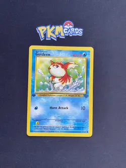 Pokemon TCG Goldeen Jungle 53/64 1st Edition Regular MP. - Image 1