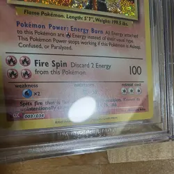 BGS 9 Pokemon TCG Charizard Holo Classic Collection 003/034 CLC EN - Image 5