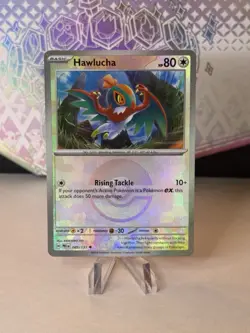 Pokemon TCG Hawlucha Poke Ball Pattern Reverse Holo 089/131 Prismatic Evolutions - Image 1