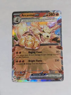 Arcanine ex 032/198 Sv01: Scarlet & Violet Base Set Holo Pokemon TCG - NM - Image 1