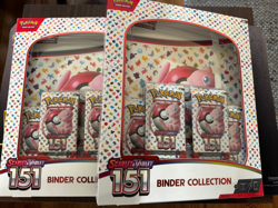 x2 - Pokemon TCG Scarlet & Violet 151 Binder Collection Box NEW Factory Sealed - Image 1
