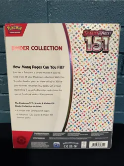 Pokemon TCG: Scarlet & Violet 151 Binder Collection - SEALED- BRAND NEW - Image 2
