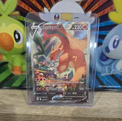 Pokemon TCG Charizard v Alternate Art Sword & Shield Brilliant Stars 154/172 - Image 1